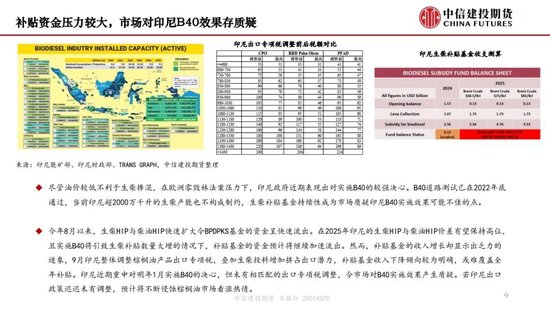 【月度策略】生物燃料前景擔(dān)憂施壓油脂，關(guān)注印尼棕櫚油賣貨情況