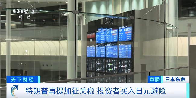 飆漲！投資者囤日元避險！發生了什么？