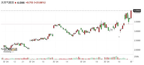 美國天然氣期貨日內大漲24% “歷史性寒潮”即將來襲