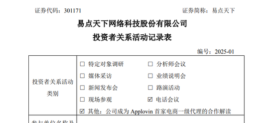 市值翻倍牛股，1場電話會議，超100家機構參與！
