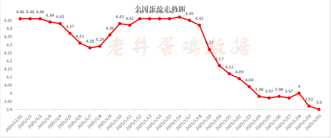 老井扯雞蛋：昨日全國雞蛋均價、淘汰雞均價均偏弱！