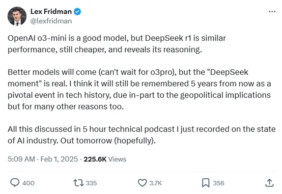 OpenAI緊急上線O3 Mini，網(wǎng)友熱評(píng)：DeepSeek R1 vs O3 Mini
