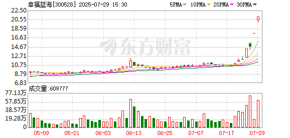 幸福藍海7月29日龍虎榜數(shù)據